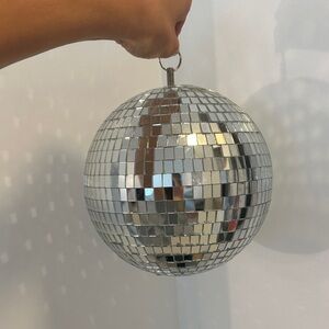 Silver Disco Ball Party Decoration